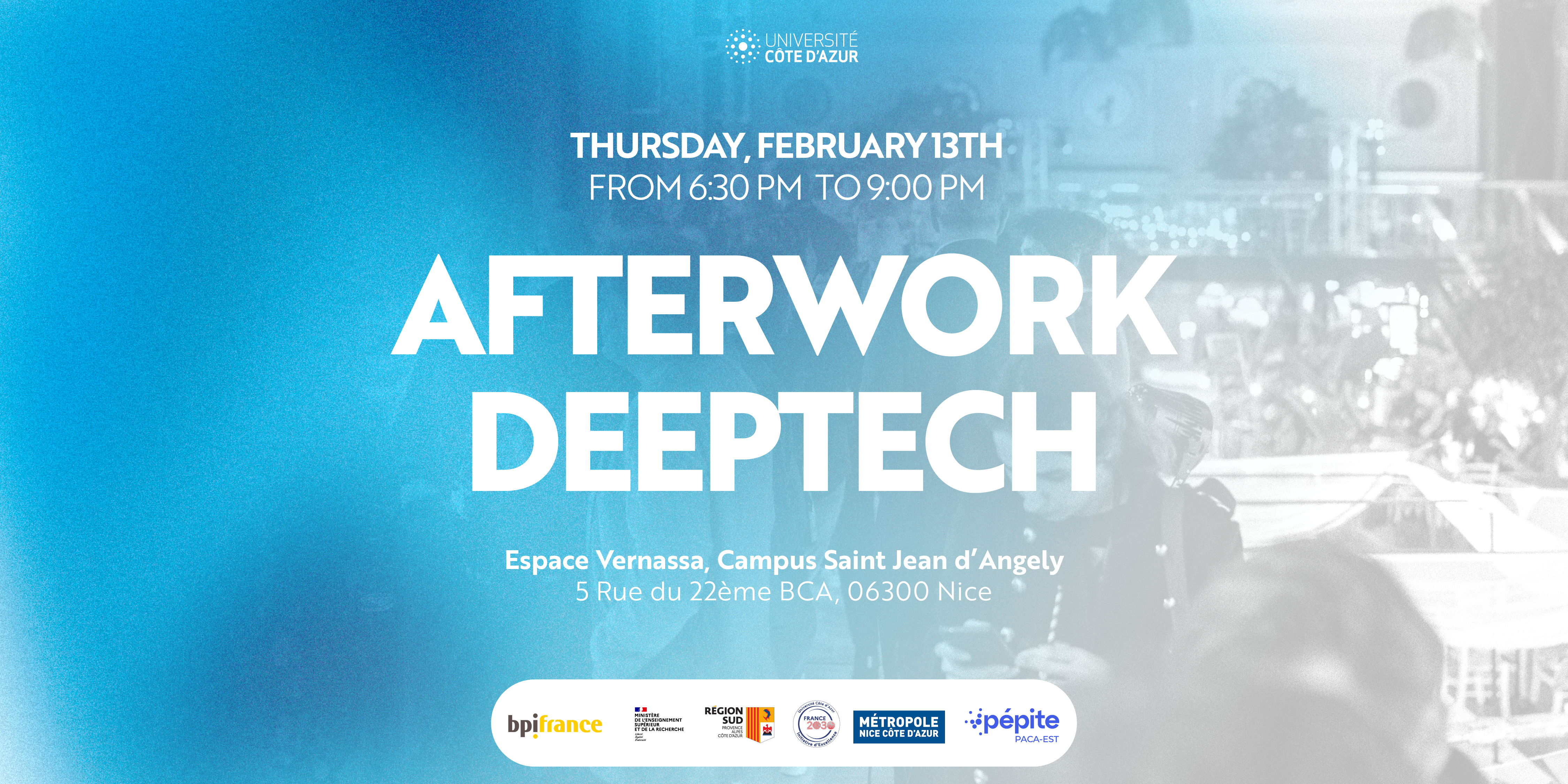 Bandeau afterwork deeptech